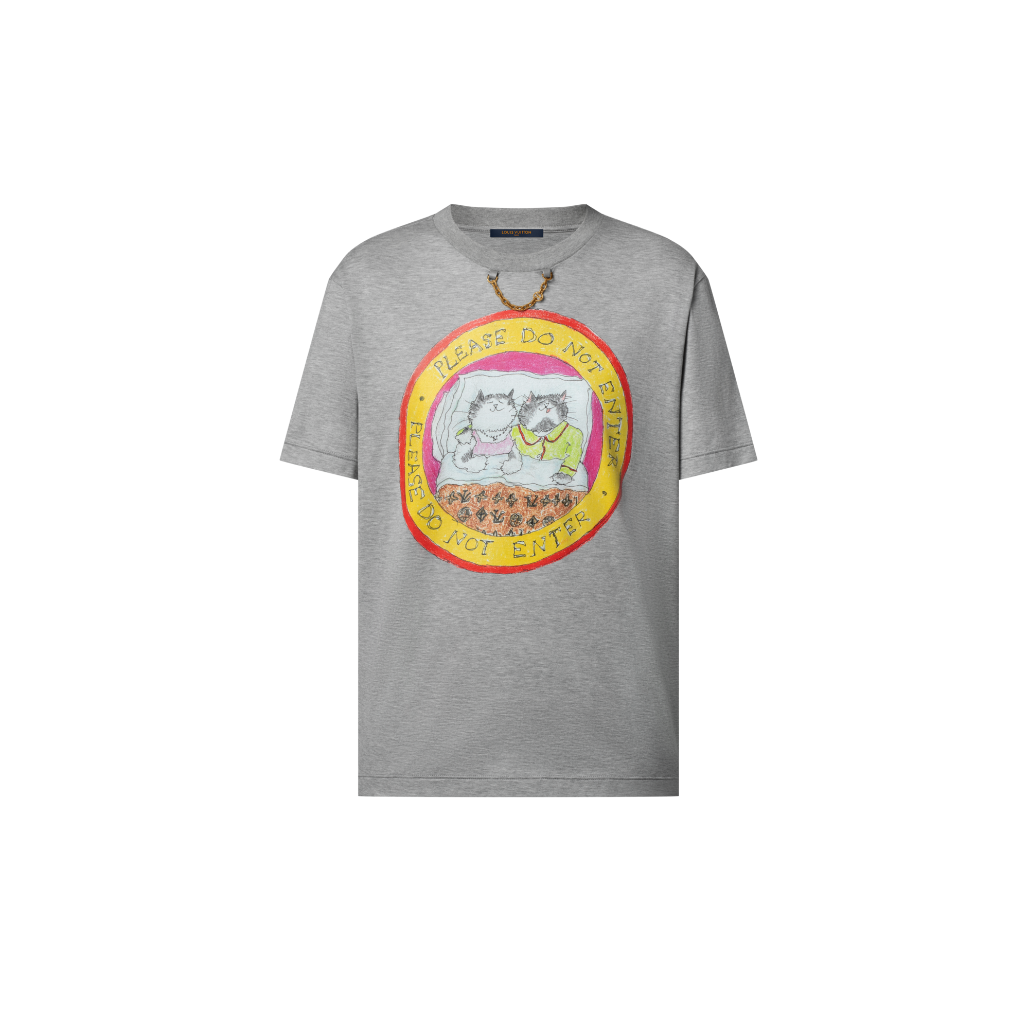 Louis Vuitton パッチ　Tシャツ Sサイズ コットンピケTシャツウィズエンブロイダードLVパッチ ｜ルイ